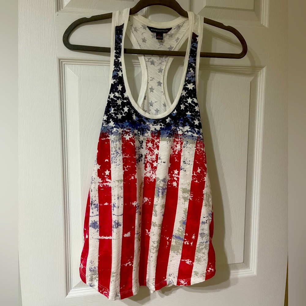 Rock & Republic American Flag Tank XS